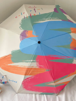 Rainbow Mini Portable Folding Umbrella