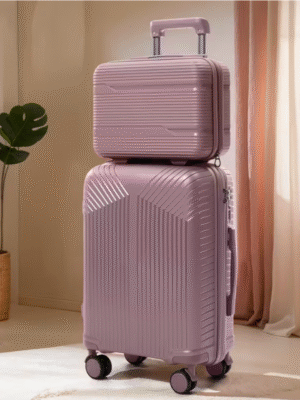 Pink Universal Wheel Travel Suitcase Set
