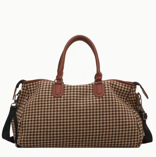 Screenshot 2025-10-31 at 19.08.00 Large Capacity Houndstooth Travel Sports Bag