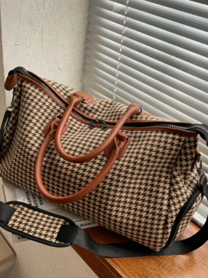 Brown Four One Large Capacity Travel Bag