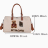 Brown Stylish Bear Travel Tote