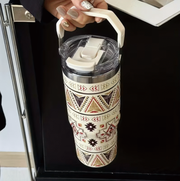 30oz Bohemian Style Stainless Steel Insulated Tumbler