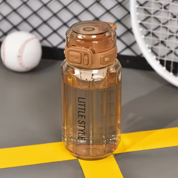 600ml Orange Large Capacity Fitness Outdoor Water Cup