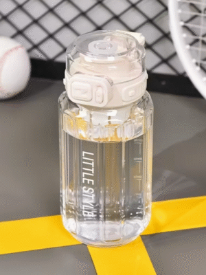 600ml White Large Capacity Fitness Outdoor Water Cup